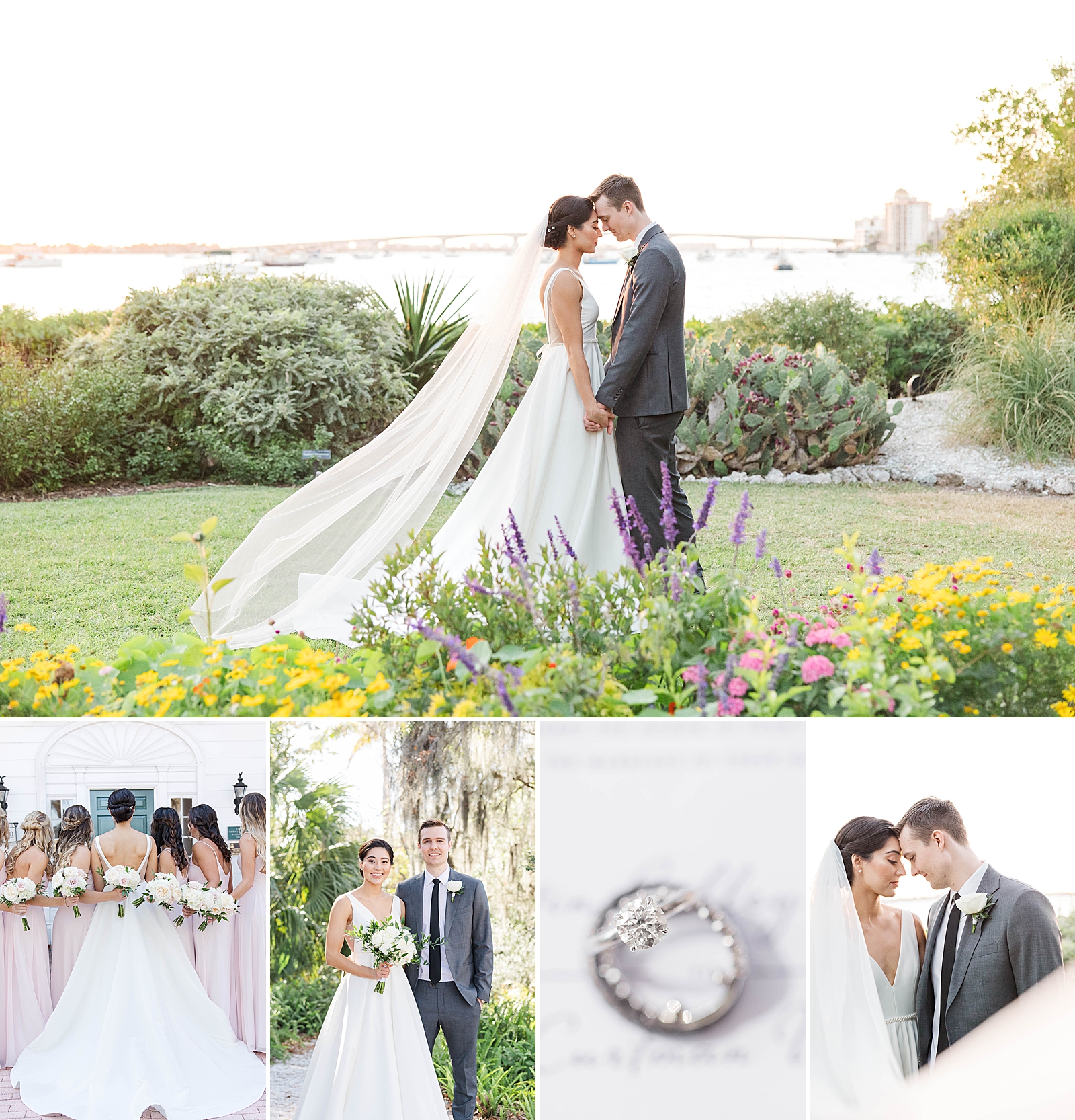 Blush Wedding at Selby Botanical Gardens in Sarasota, Florida