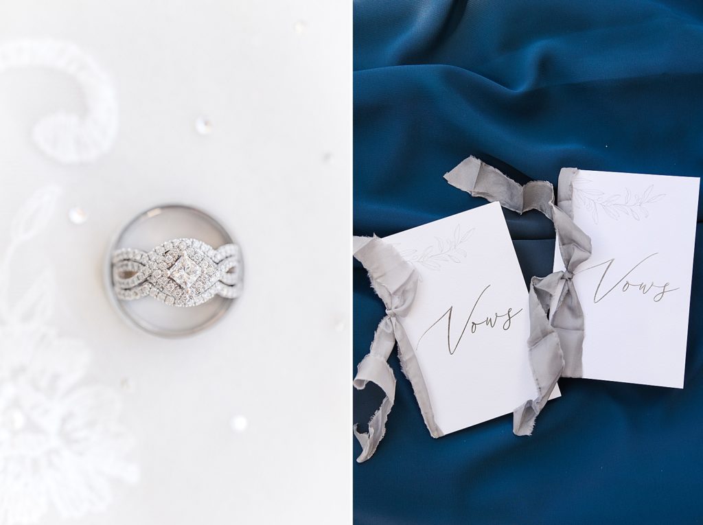 Navy Blue and Silver wedding at the white rose in Naples, Florida. 