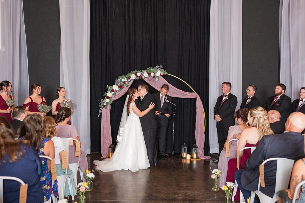 A wedding at the Winthrop Barn Theatre 