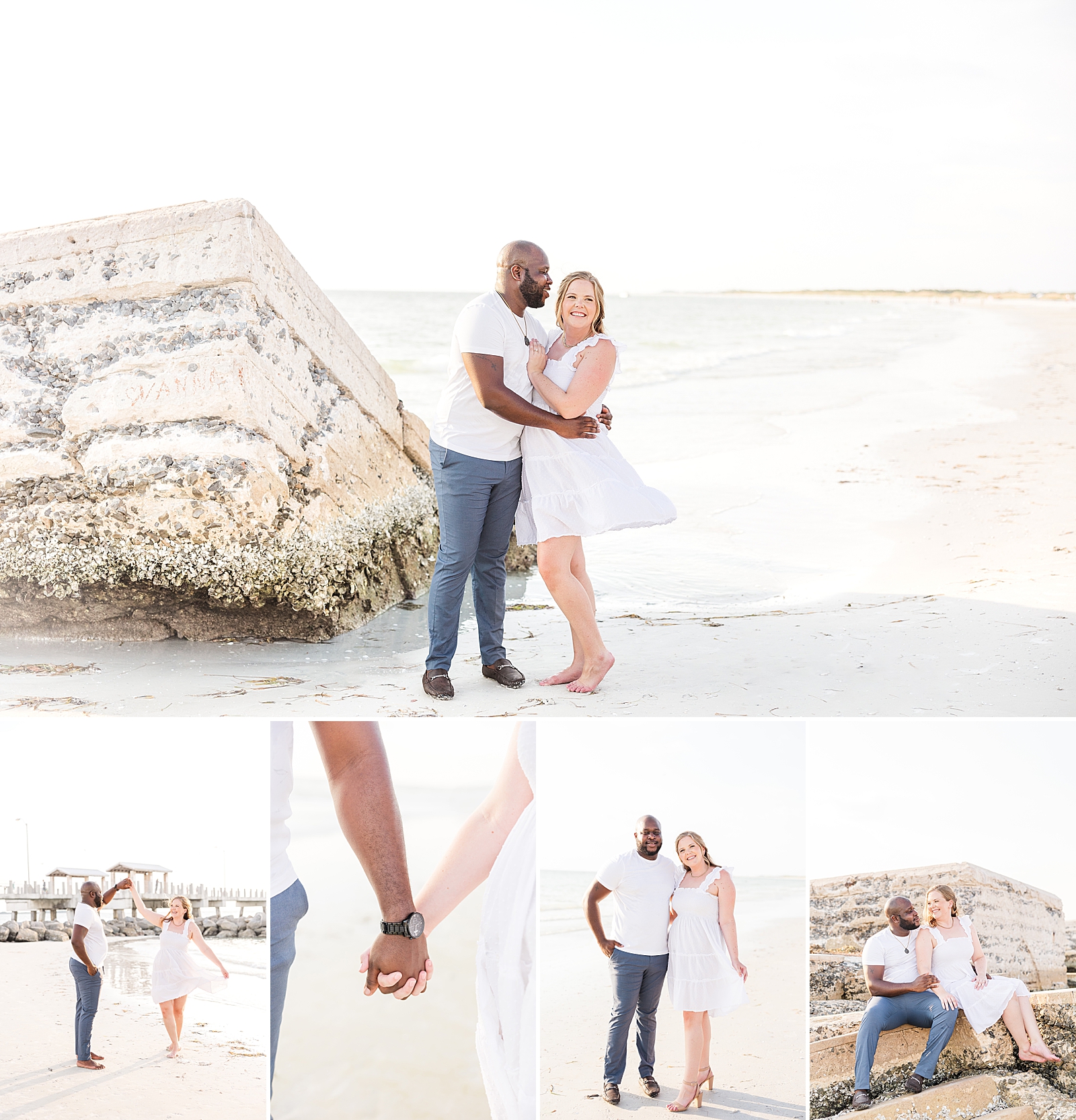 Fort Desoto Beach Engagement Pictures