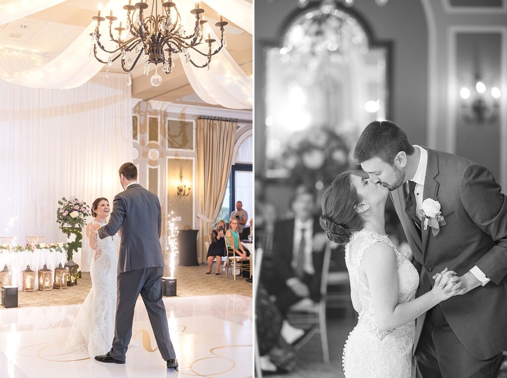 bride and groom dancing at Lakewood Ranch Golf and Country Club. 