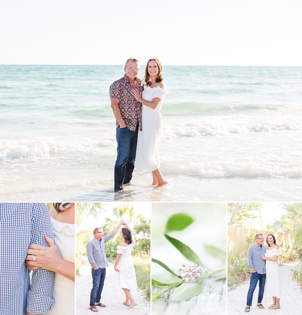 Summer Engagement Pictures at Siesta Key Beach