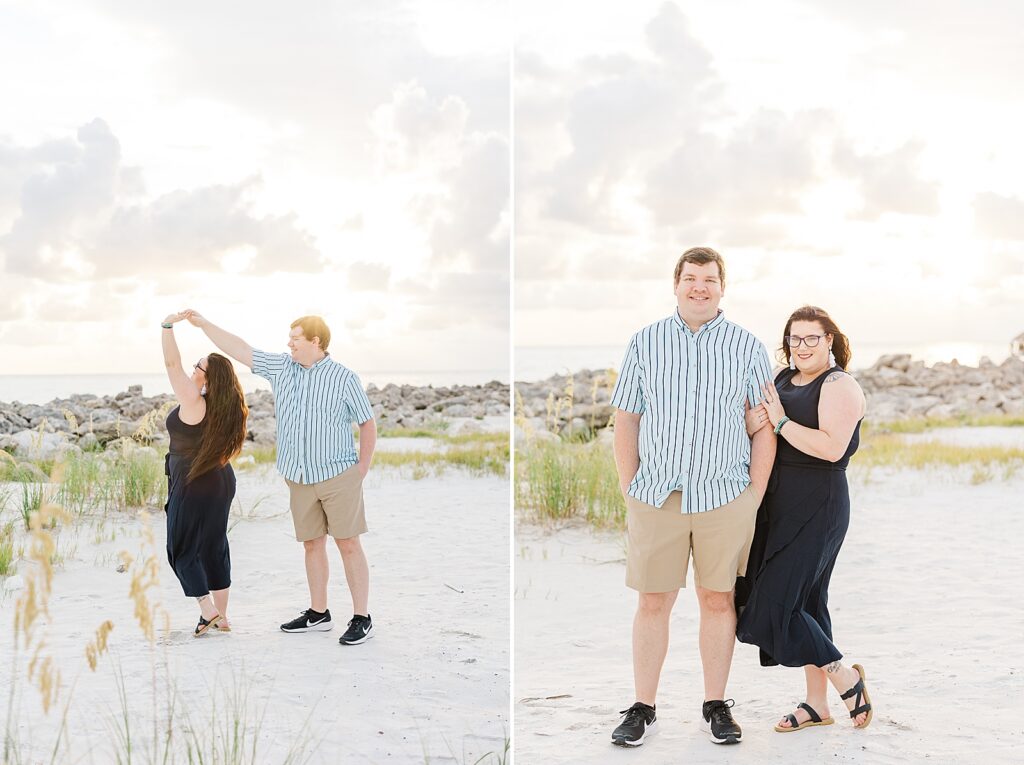 Engagement Session on clearwater beach