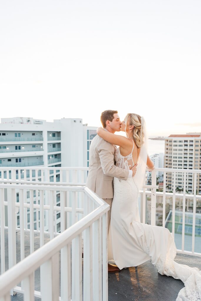 Rooftop Sunset pictures at The Westin Hotel in Sarasota, Florida. 