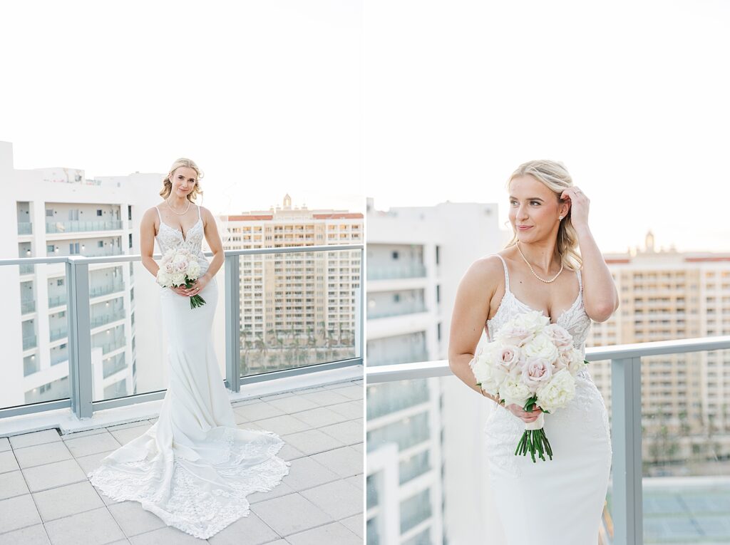 Rooftop Sunset pictures at The Westin Hotel in Sarasota, Florida. 