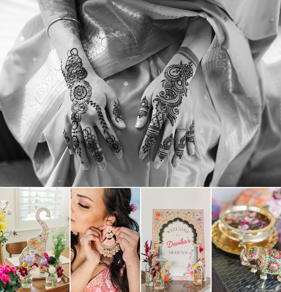 A wedding Mehendi Celebration in Bonita Springs, Florida.