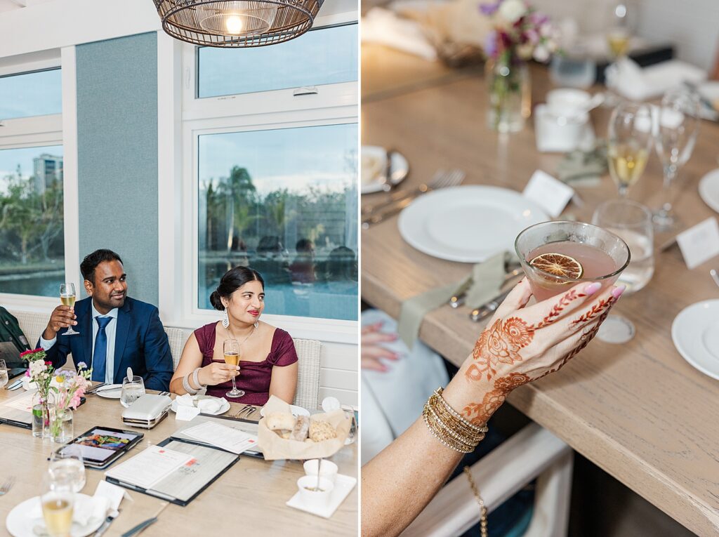 Wedding reception at the Hyatt in Coconut Point.