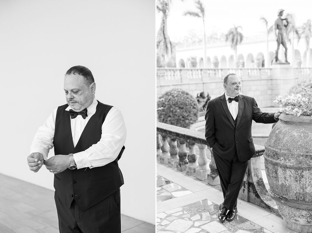 groom getting ready