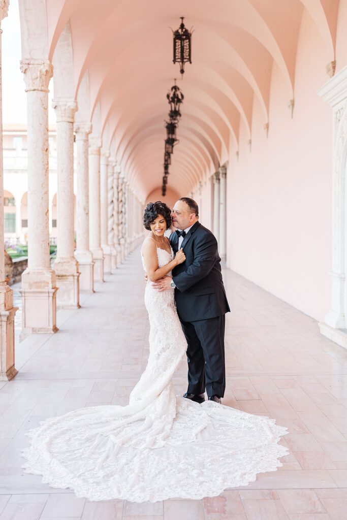 Wedding at The Ringling Museum in Sarasota, Florida.