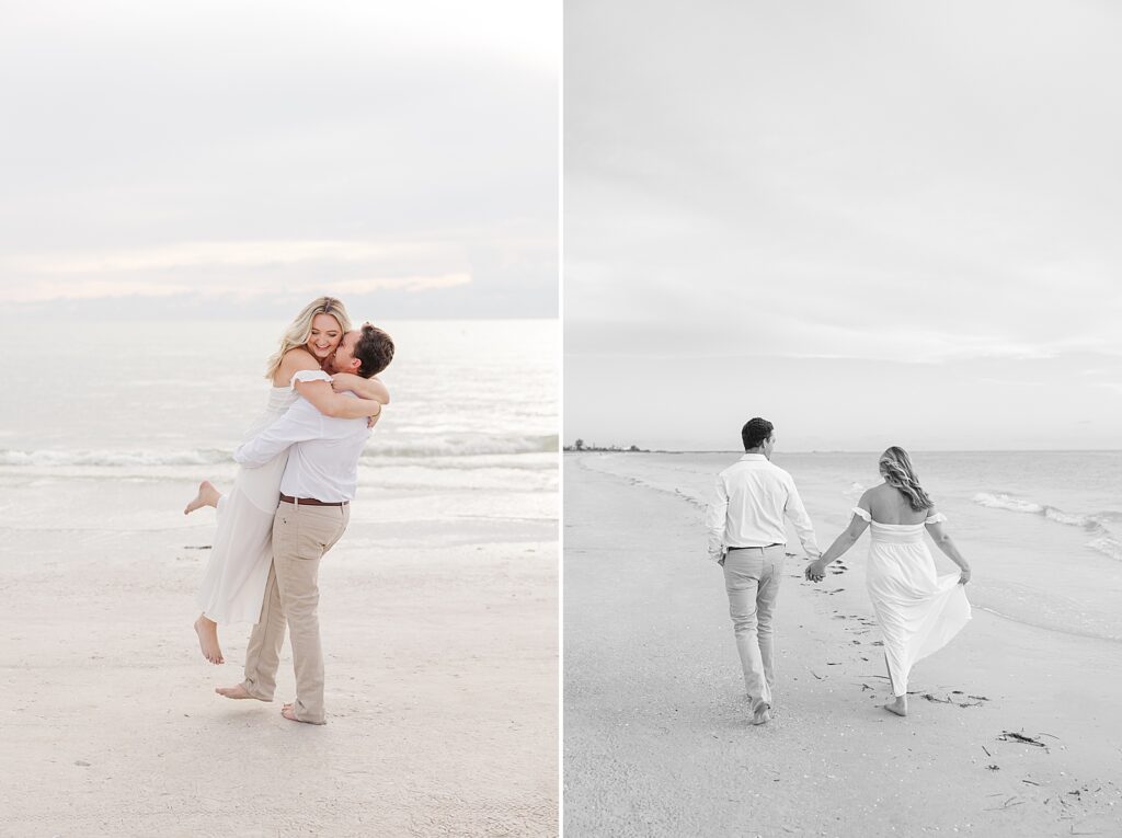 engagement session on St. Pete beach