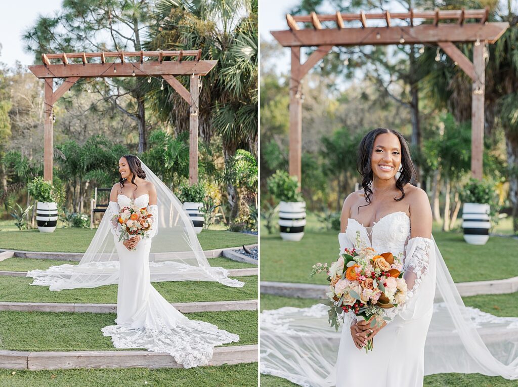 bride at Corkscrew Weddings & Winery